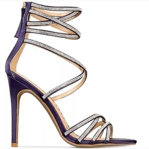 ZIGINY SOHO BERNADETTE STRAPPY EMBELLISHED HEELS SIZE 7.5